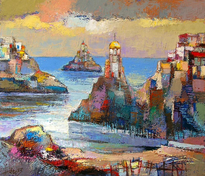 79. Bay with a temple