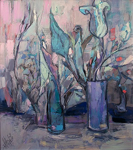 96. Цветя в лилаво