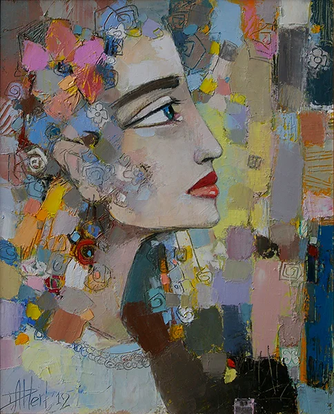 9. Момиче в цветове